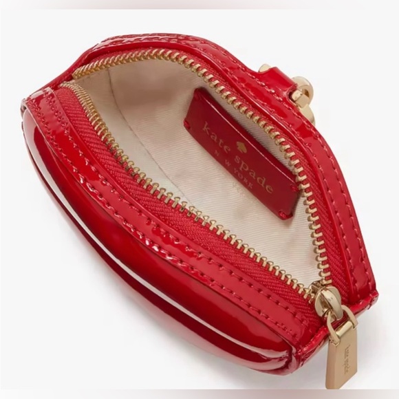 Kate Spade Mwah 3D Lips Coin Purse Keychain - Limited Edition KF458 - Picture 6 of 7